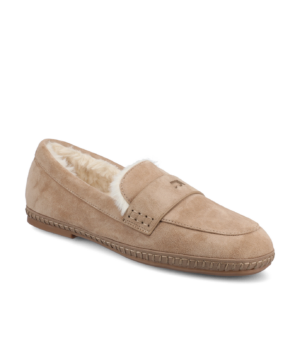 The Heron Loafer Cozy - Latte Suede