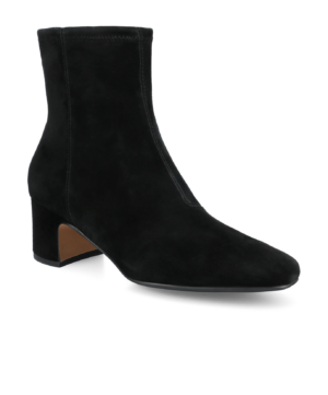 The Starling 50 Bootie - Black Stretch Suede